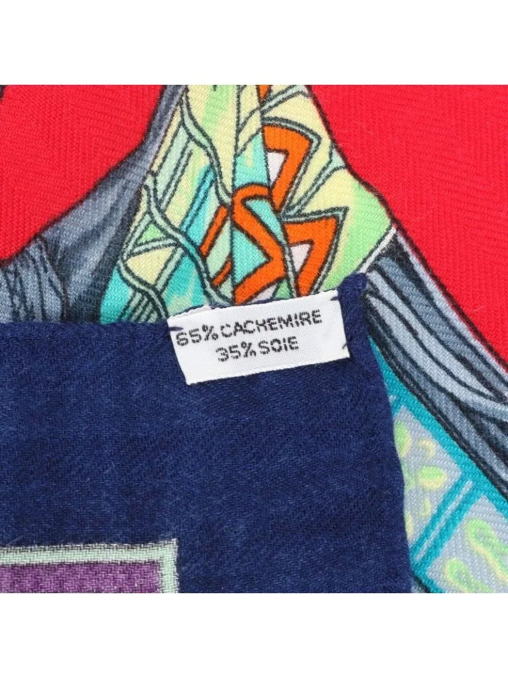 ★SOLD★ Hermes Tag Carre 90 Cuirs du Desert Leather Ornament Cashmere Scarf - Picture 7 of 7